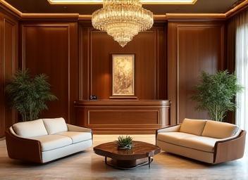 ホテルロビー用特注ソファ